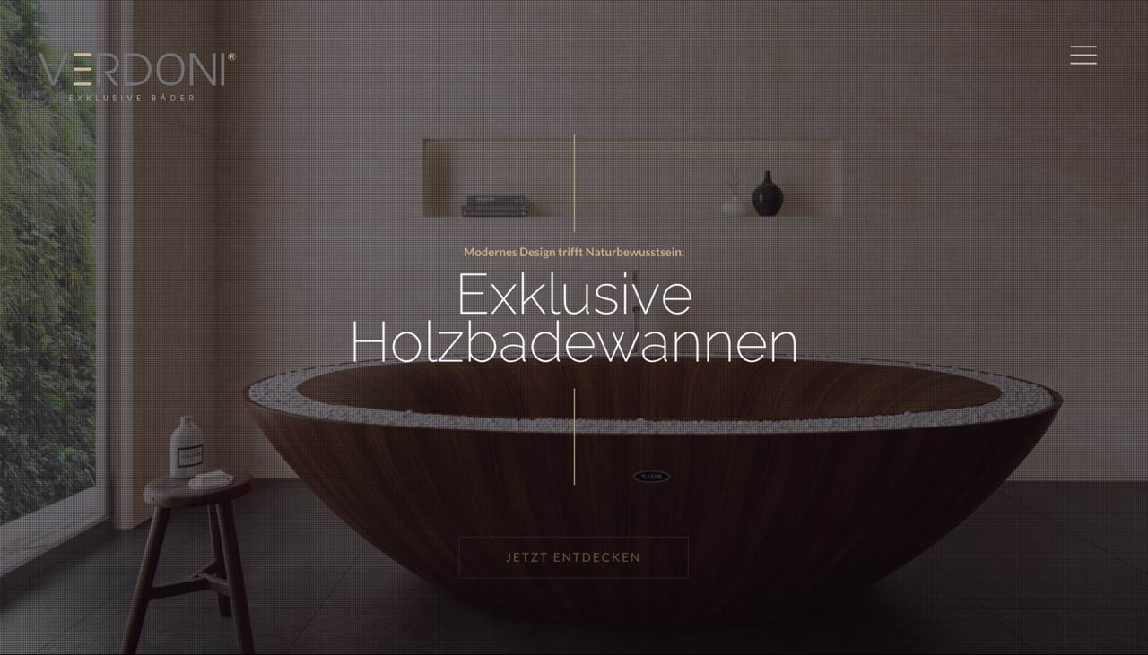Webdesign Königstein, Projekt VERDONI