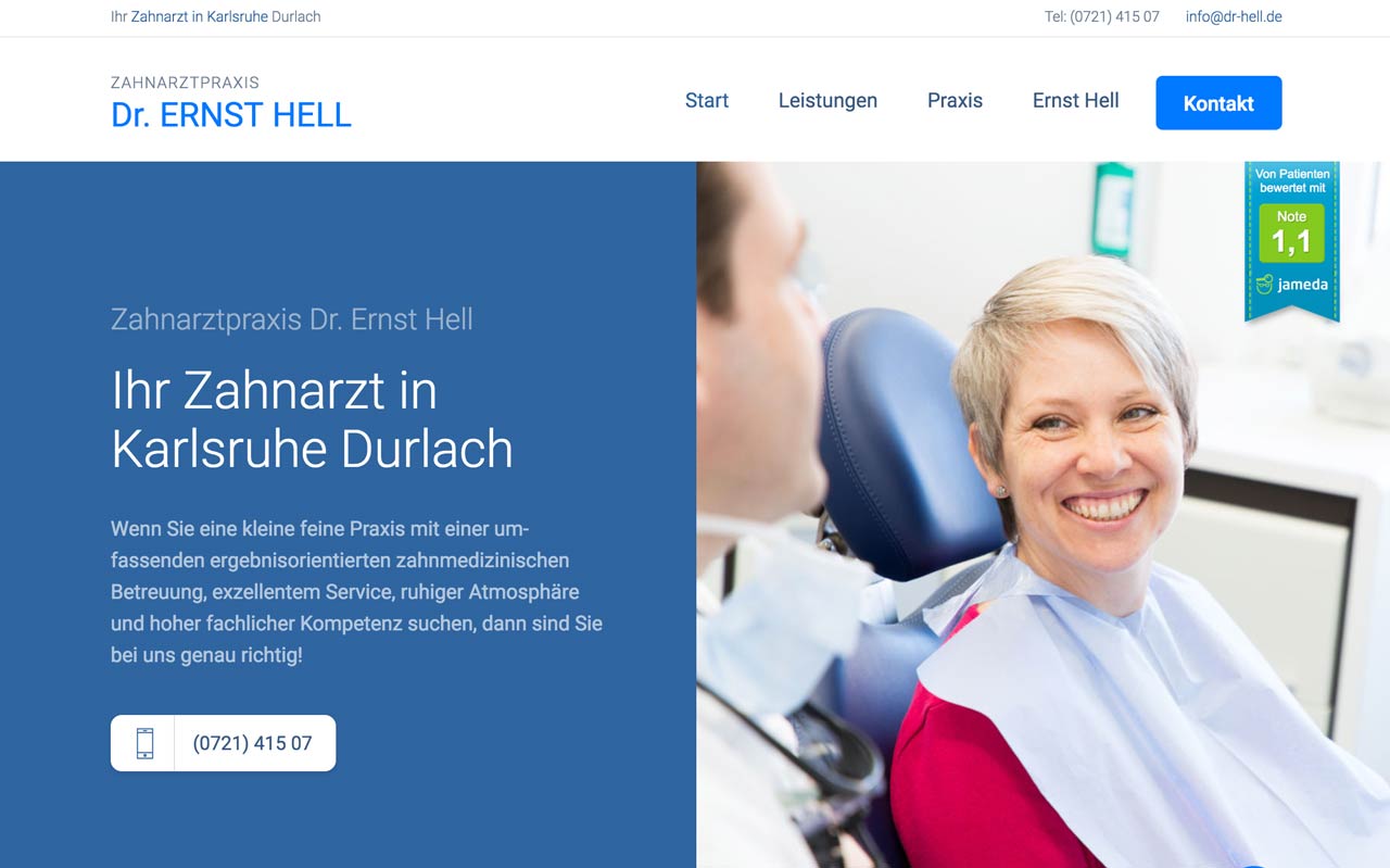 Webdesign Königstein, Projekt VERDONI
